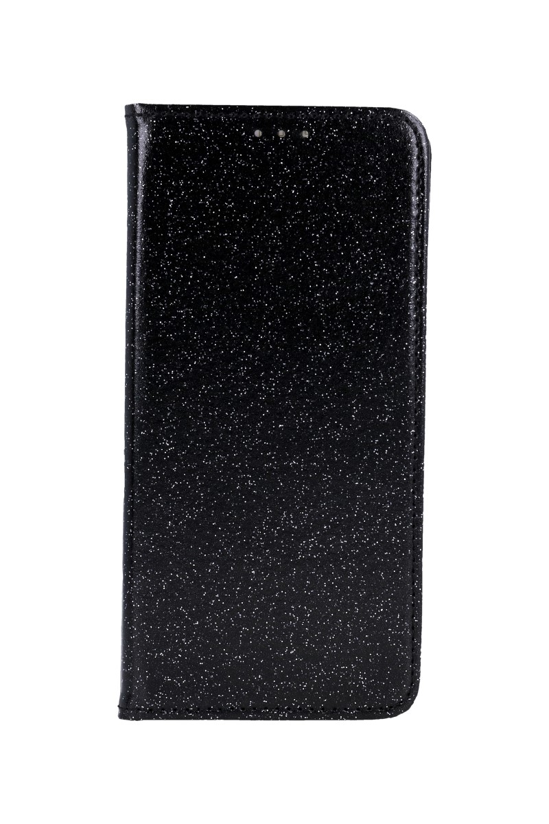Púzdro Forcell Samsung S21 Plus flipové glitter čierne 61585