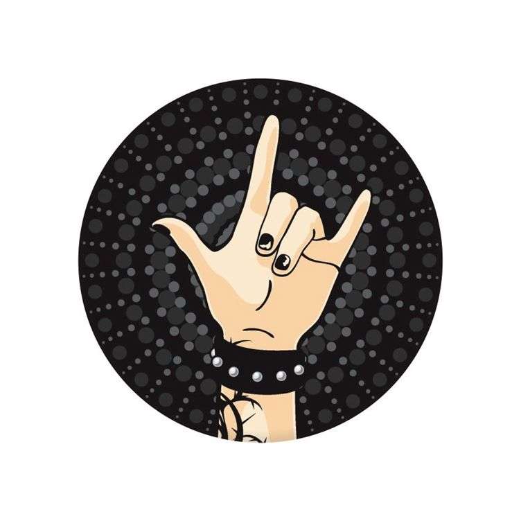 Držiak na mobil TopQ PopSocket Rock Symbol 65820