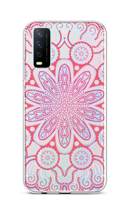 Kryt TopQ Vivo Y20s silikón Romantic Mandala 66998