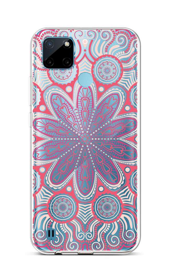 Kryt TopQ Realme C21Y silikón Romantic Mandala 69958