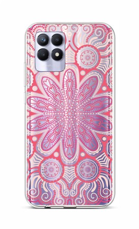Kryt TopQ Realme 8i silikón Romantic Mandala 69861