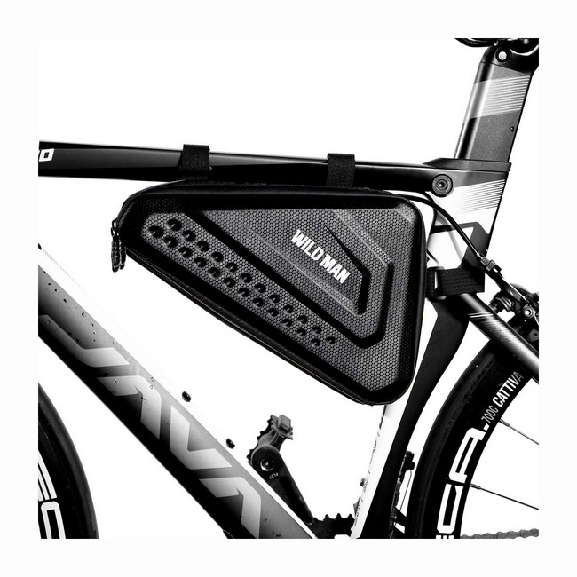 Puzdro WildMan ES19 na mobilný telefón na rám bicykla čierne 3L 70739