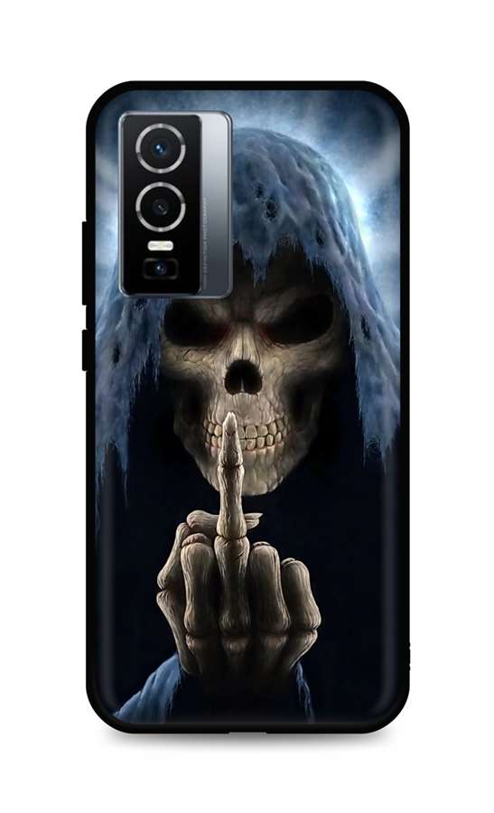 Kryt TopQ Vivo Y76 5G silikón Fuck Off 72576
