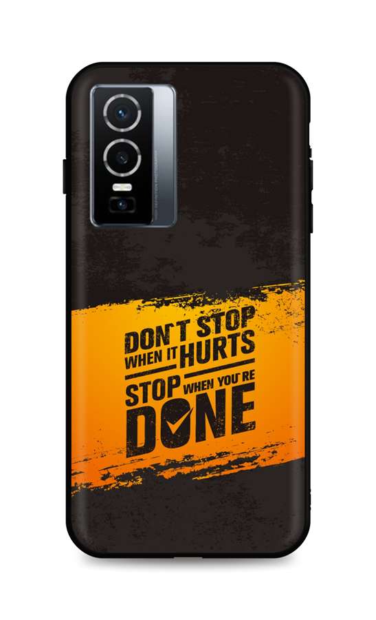 Kryt TopQ Vivo Y76 5G silikón Don´t Stop 72574