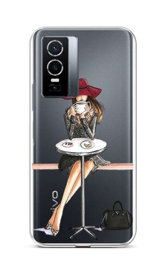 Kryt TopQ Vivo Y76 5G silikón Lady 6 72518