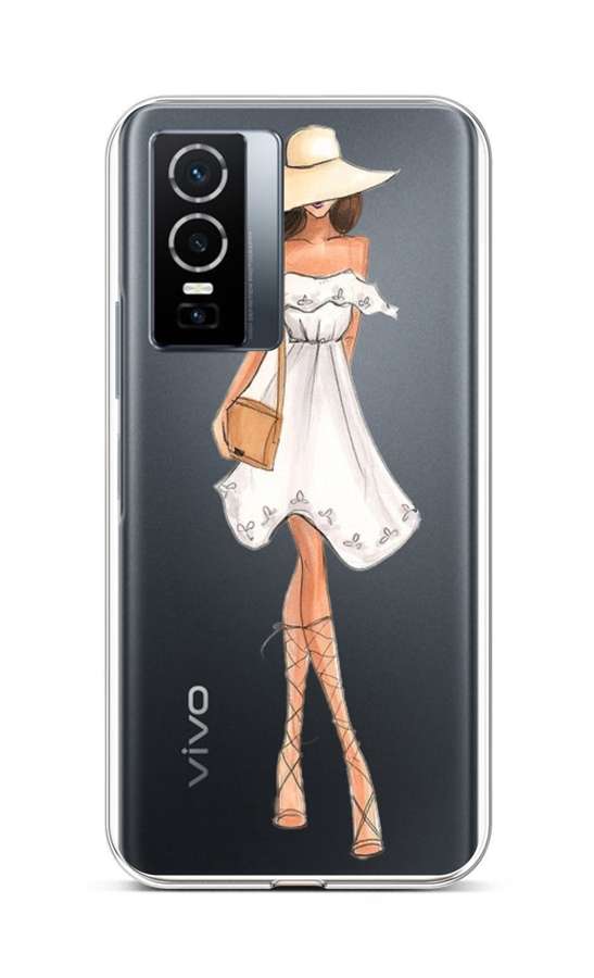 Kryt TopQ Vivo Y76 5G silikón Lady 5 72517