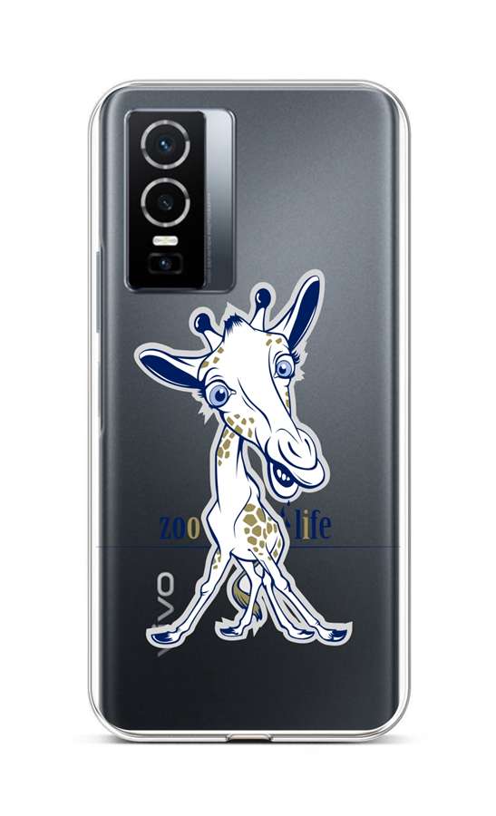 Kryt TopQ Vivo Y76 5G silikón Zoo Life 72508