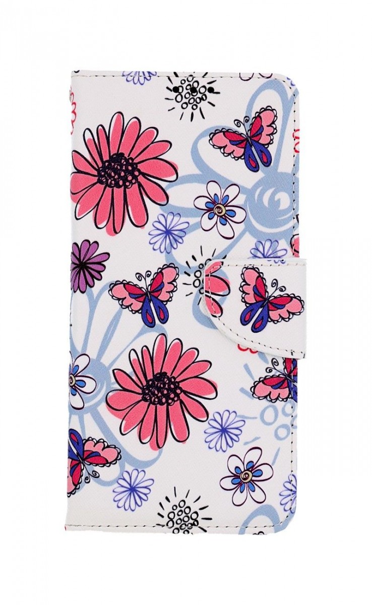 Puzdro TopQ Samsung A13 flipové Flowers 73431