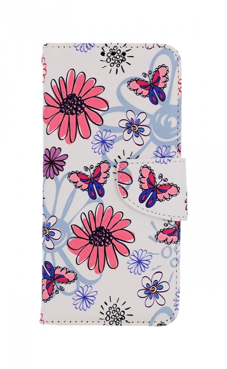 Puzdro TopQ Realme 9 knižkové Flowers 75723