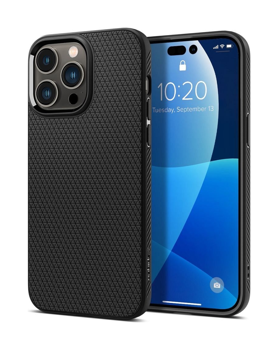 Kryt Spigen Liquid Air iPhone 14 Pro čierny 81032