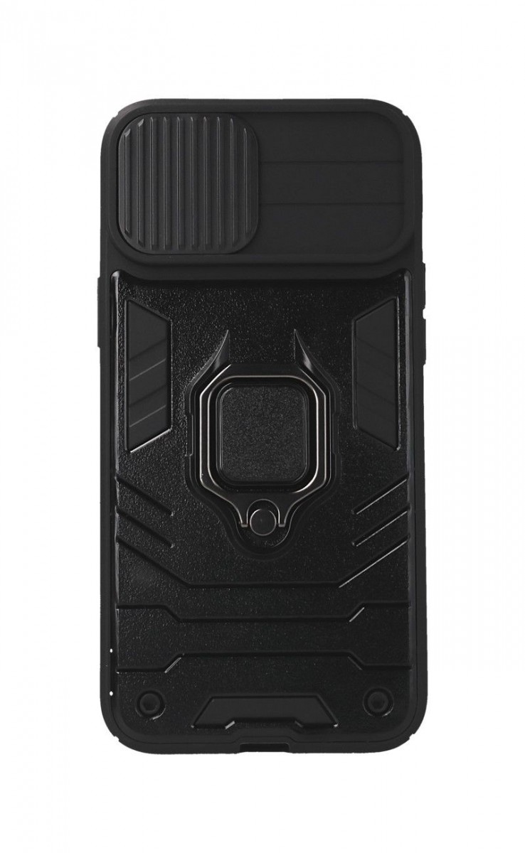 Kryt TopQ iPhone 14 Plus odolný Ring Lens čierny 84926