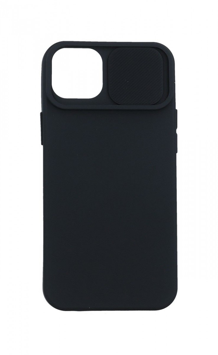 Kryt TopQ Camshield Soft iPhone 14 Plus čierny 84841