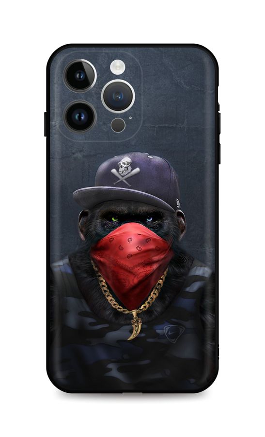 Kryt TopQ iPhone 14 Pro Max Monkey Gangster 82468
