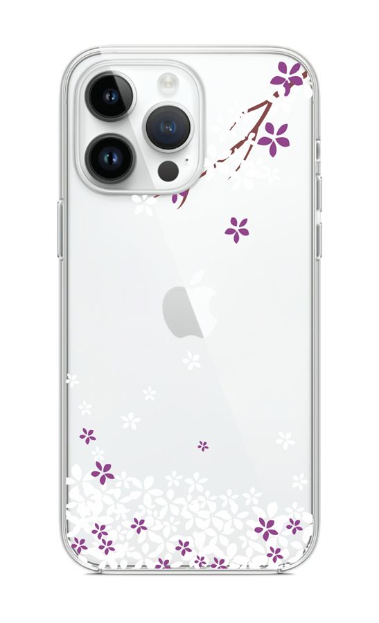 Kryt TopQ iPhone 14 Pro Kvety sakury 82457
