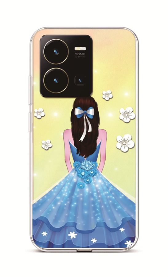 Kryt TopQ Vivo Y35 Blue Princess 86059