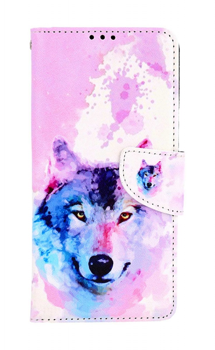 Puzdro TopQ Honor X8 flipové Polárny vlk 93940