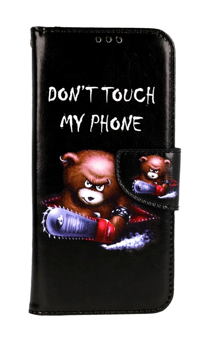 Puzdro TopQ Samsung A54 5G flipové Don't Touch méďa 94303