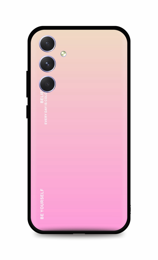 Kryt TopQ LUXURY Samsung A54 5G pevný dúhový marhuľový 93182