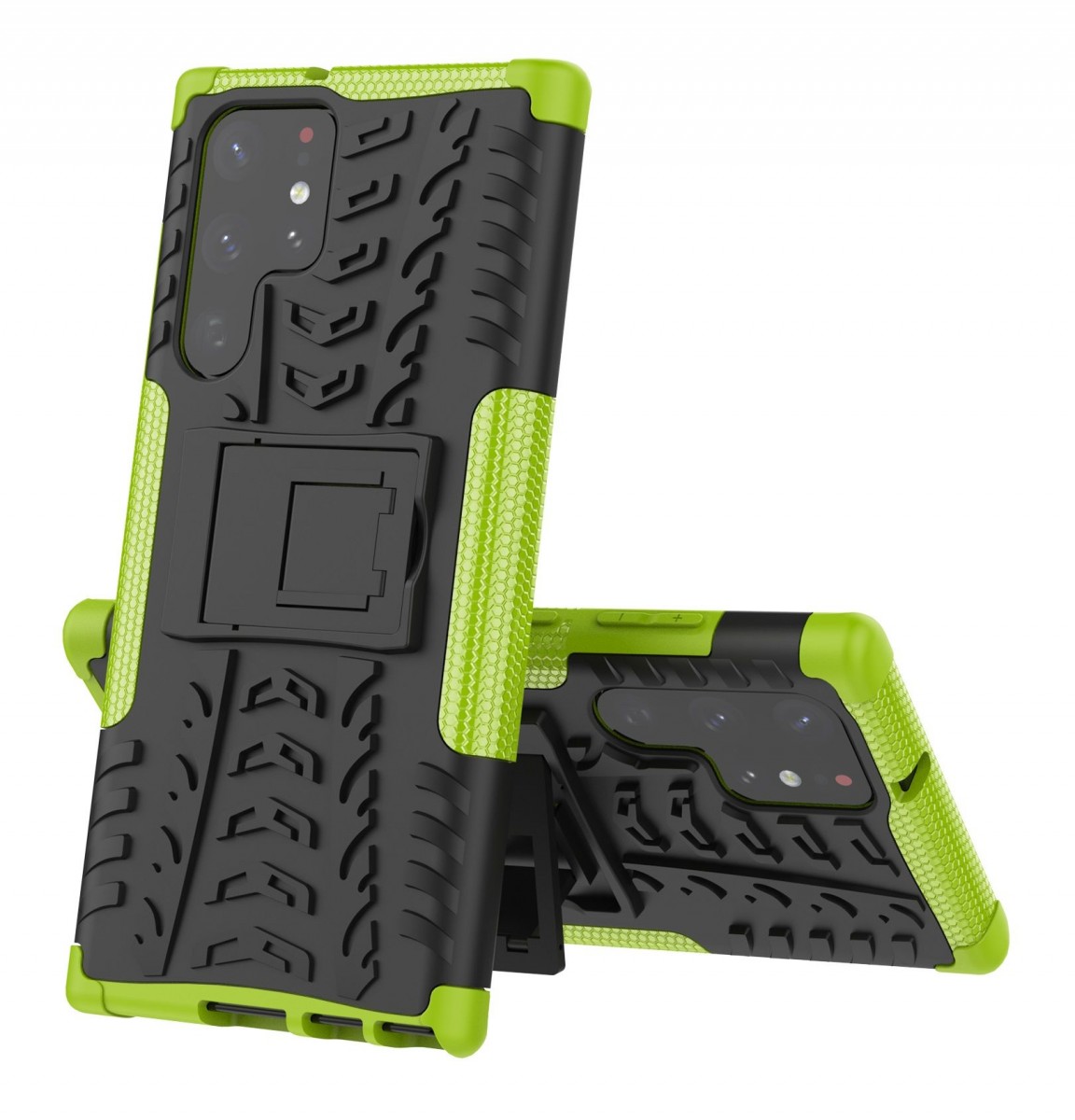 Kryt TopQ Samsung S22 Ultra odolný zelený 93479