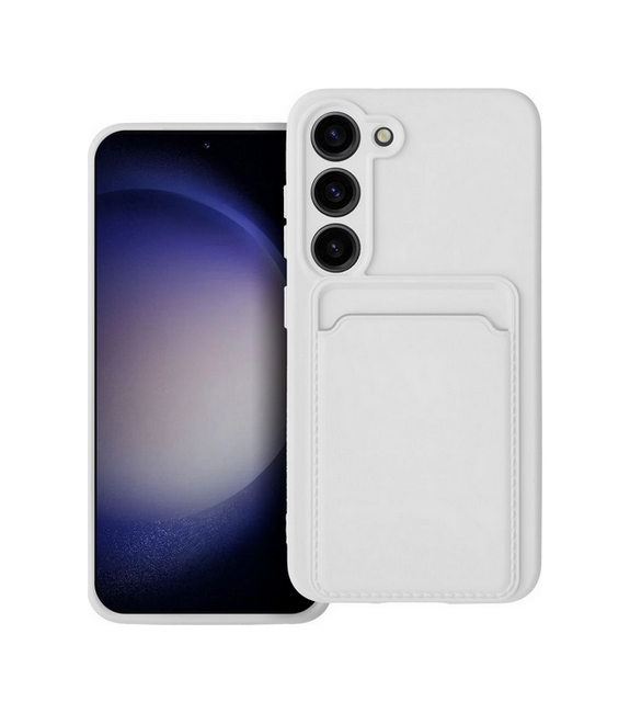 Kryt TopQ Card Case Samsung S23 biely 93455