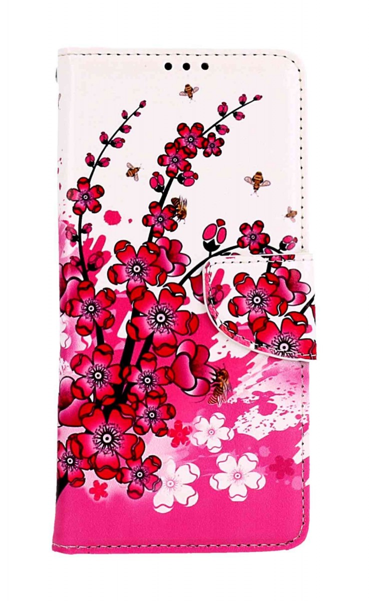 Puzdro TopQ Xiaomi Redmi Note 12 Pro 5G flipové Kytičky 95688