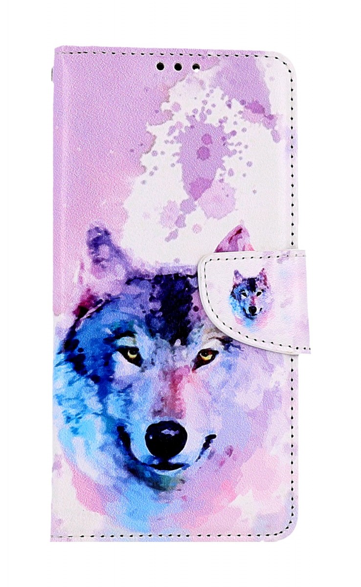 Puzdro TopQ Xiaomi Redmi Note 12 flipové Polárny vlk 95638