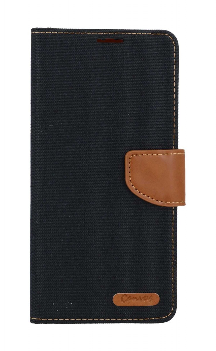 Puzdro Canvas Xiaomi Redmi Note 12 5G flipové čierne 95301