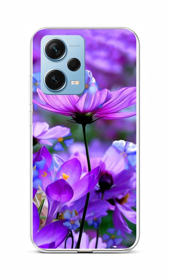 Kryt TopQ Xiaomi Redmi Note 12 Pro+ 5G Rozkvitnuté kvety 96595
