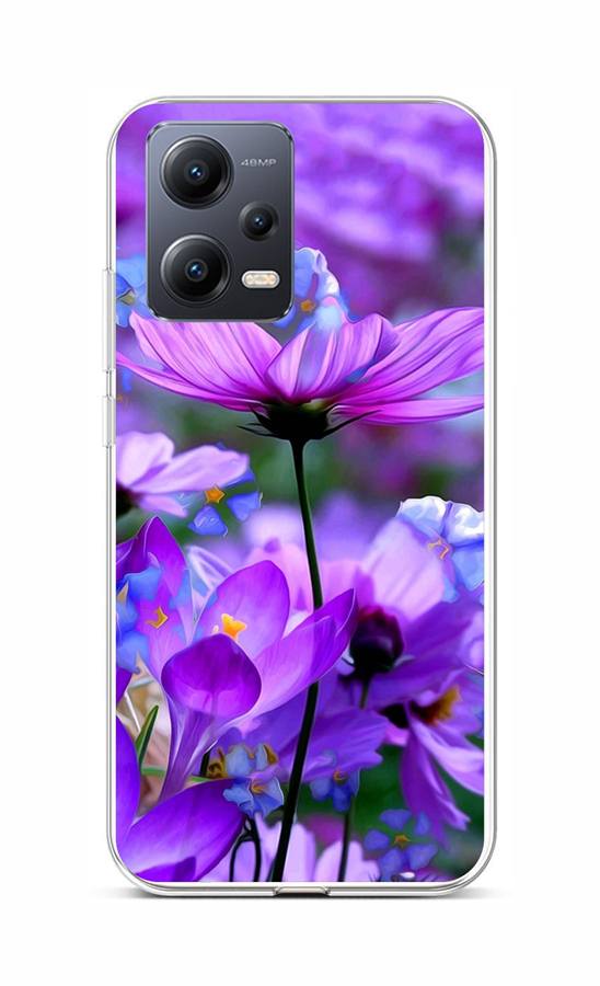 Kryt TopQ Xiaomi Redmi Note 12 5G Rozkvitnuté kvety 96473