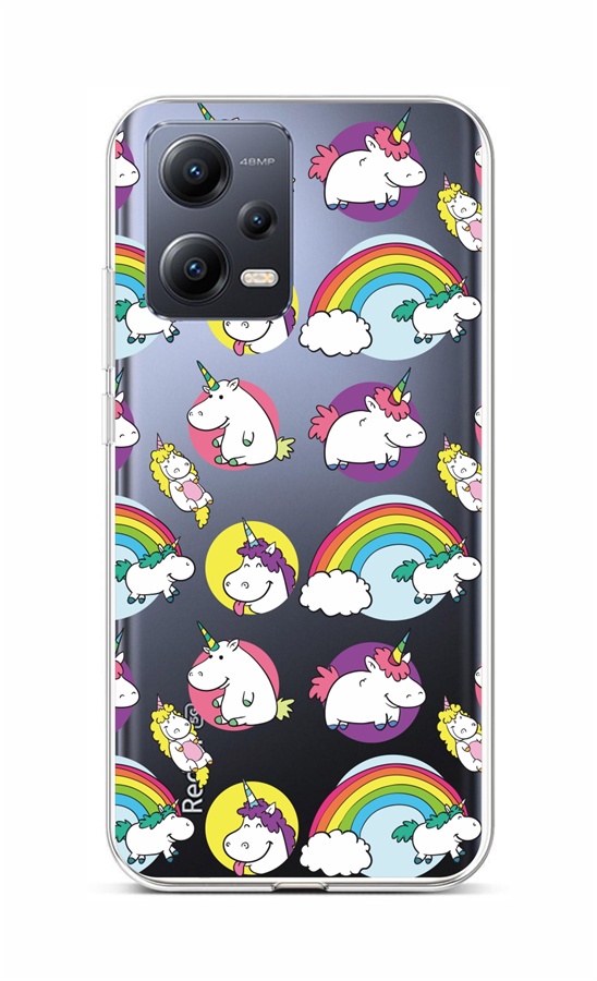 Kryt TopQ Xiaomi Redmi Note 12 5G Chunky Unicorns 96470
