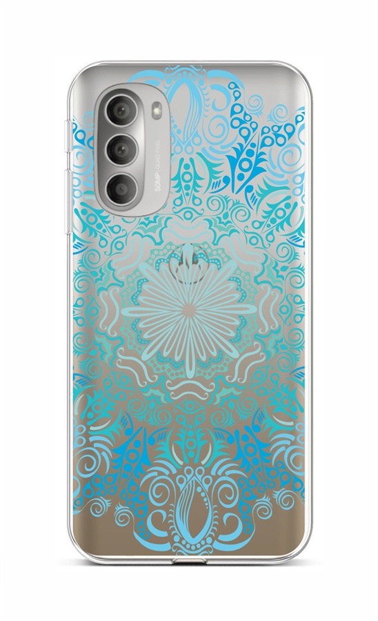 Kryt TopQ Motorola Moto G51 5G Blue Mandala 95775
