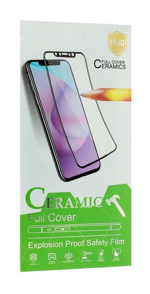 Fólia na displej Ceramic pre Samsung S23 Plus Full Cover čierna 96028