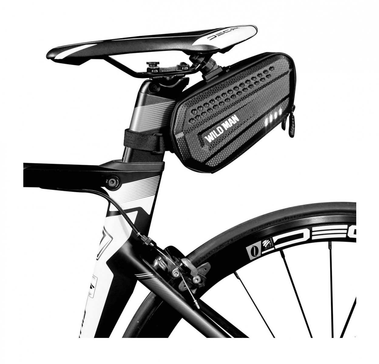 Puzdro WildMan ES7 pre mobilný telefón pod sedátko bicykla čierne 1,2 L 94651