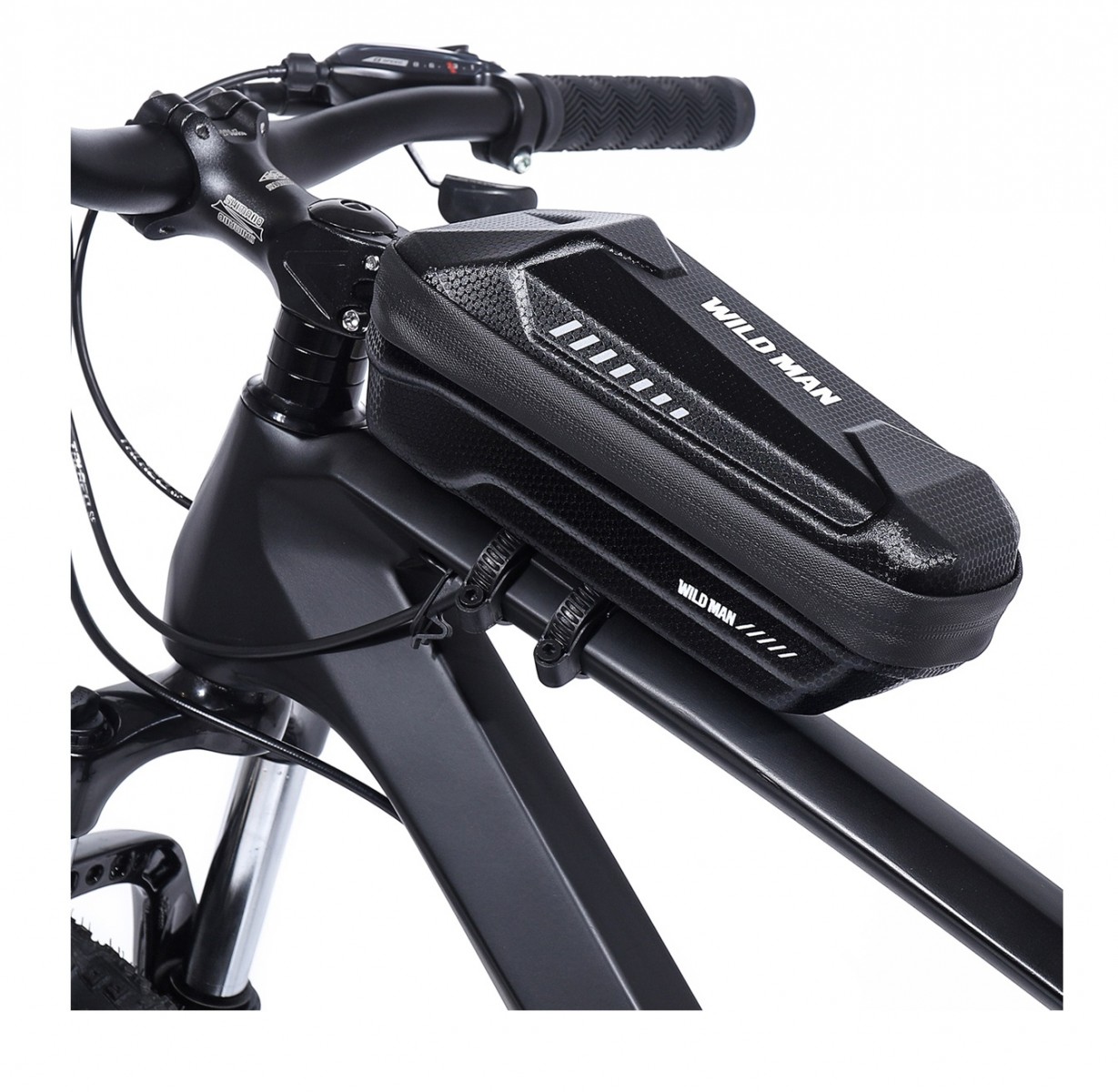 Puzdro WildMan XS5 pre mobilný telefón na rám bicykla čierne 1L 94628