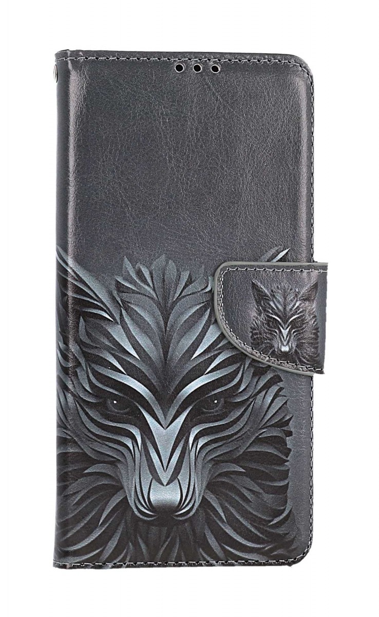 Puzdro TopQ Xiaomi Redmi Note 12S Flipové Vlk 97866