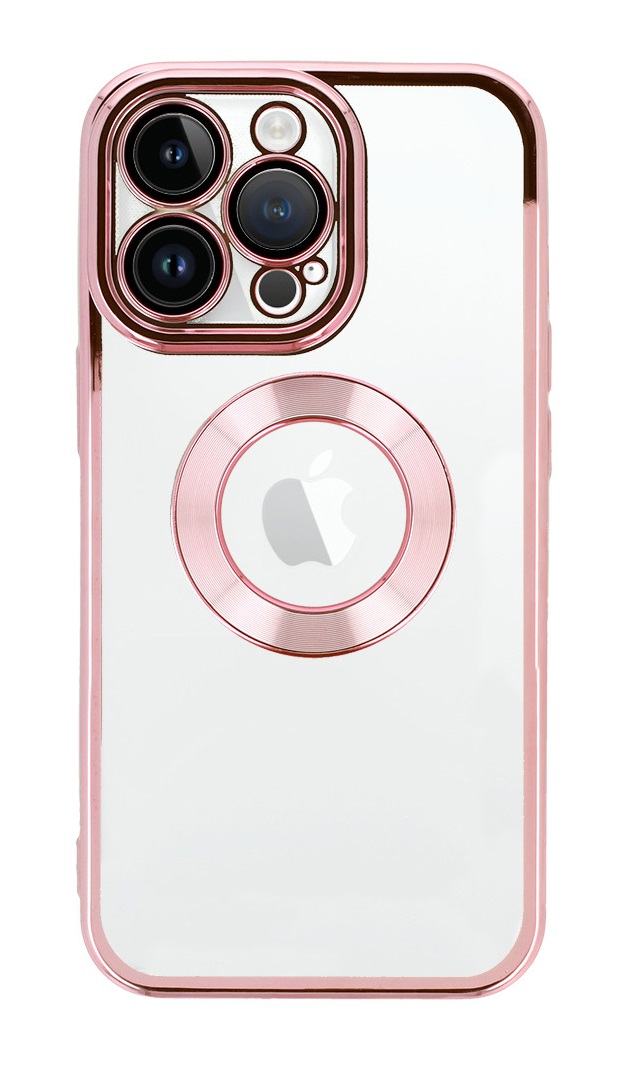 Kryt TopQ iPhone 14 Pro Beauty Clear ružový 98577