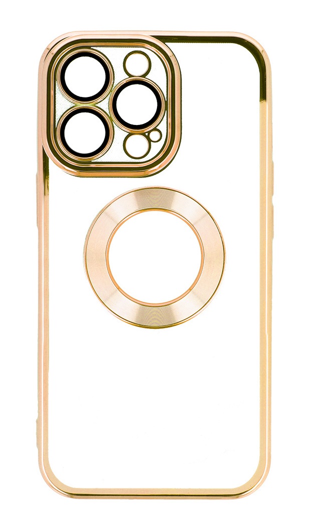 Kryt TopQ iPhone 14 Pro Beauty Clear zlatý 98576