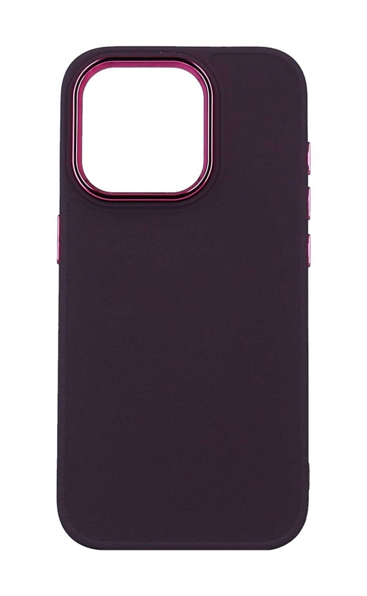 Kryt TopQ Frame iPhone 15 Pro fialový 105095