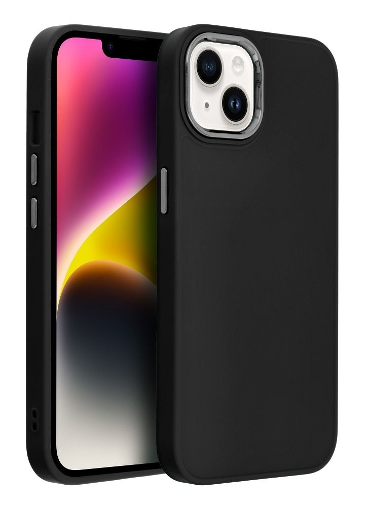 Kryt TopQ Frame iPhone 15 čierny 105058