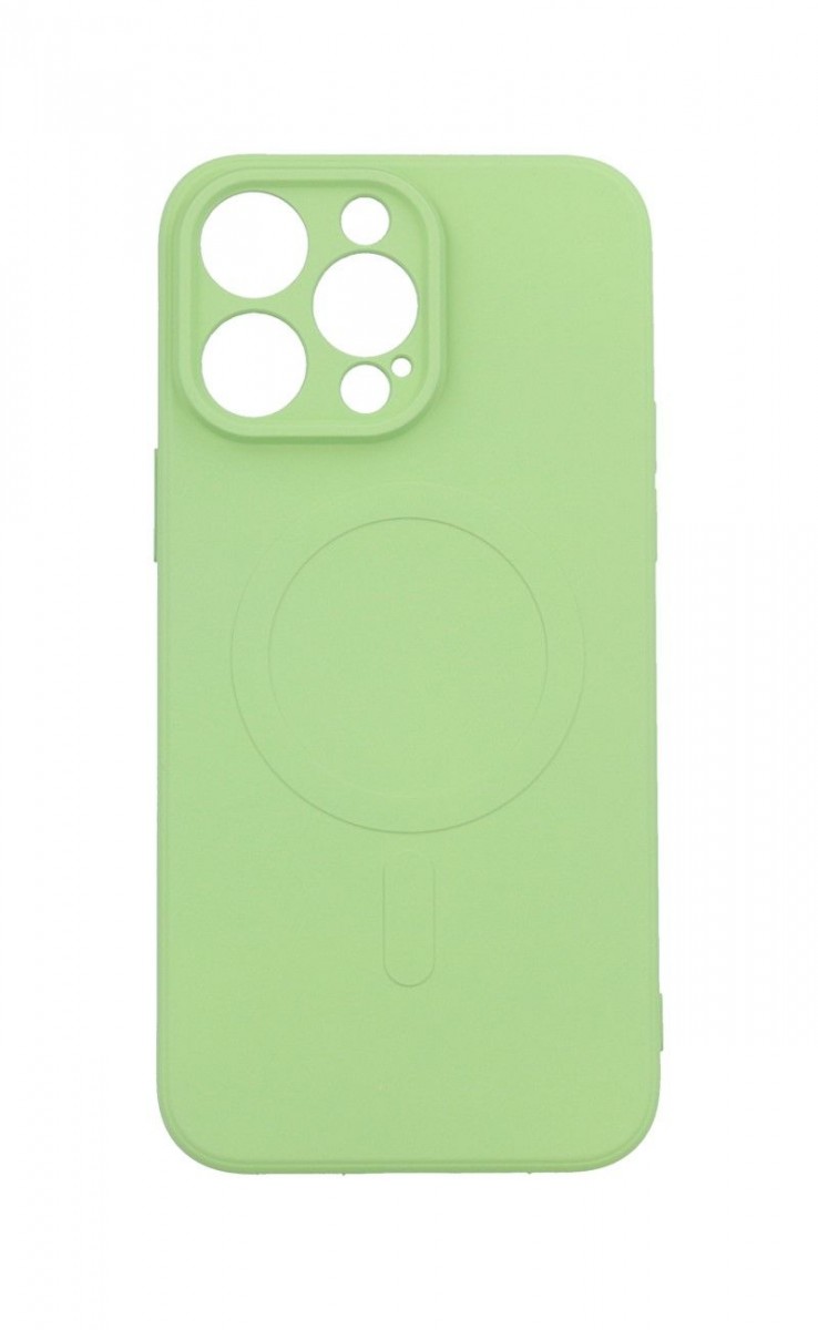 Kryt TopQ iPhone 15 Pro s MagSafe zelený 99955