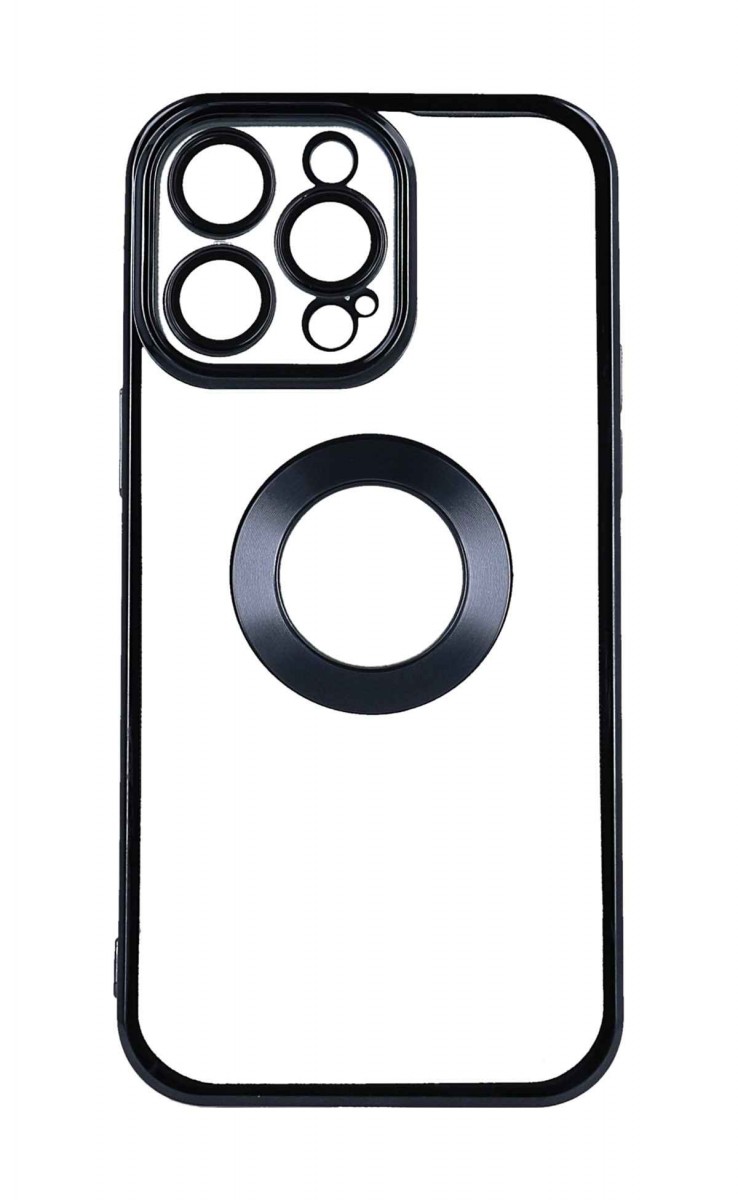 Kryt TopQ iPhone 14 Pro Max Beauty Clear čierny 98578