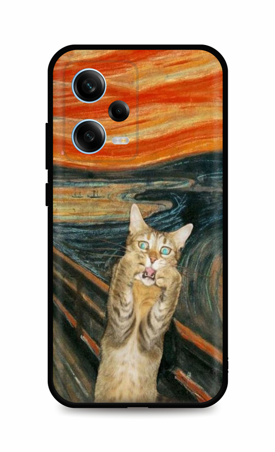 Kryt TopQ Xiaomi Redmi Note 12 Pro 5G Scared Cat 106757