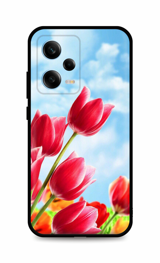 Kryt TopQ Xiaomi Redmi Note 12 Pro 5G Tulips 106756