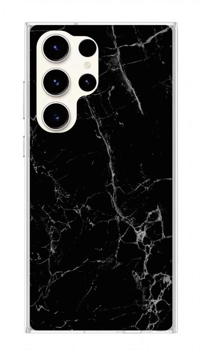 Kryt TopQ STYLE Samsung S23 Ultra Mramor čierny 106708