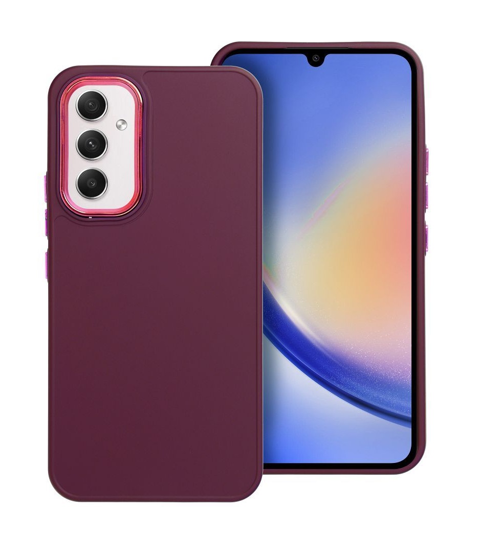 Kryt TopQ Frame Samsung A54 5G fialový 108768
