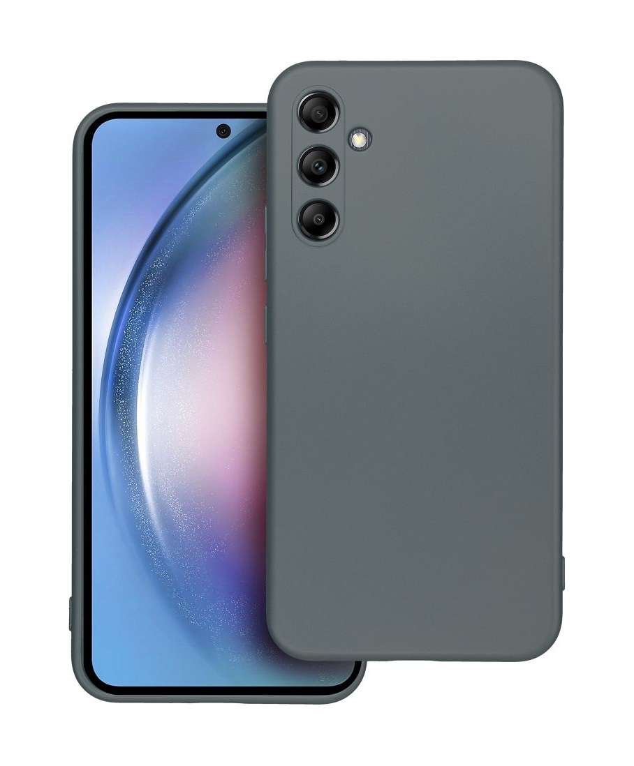 Kryt TopQ Metallic Samsung A34 šedý 108760