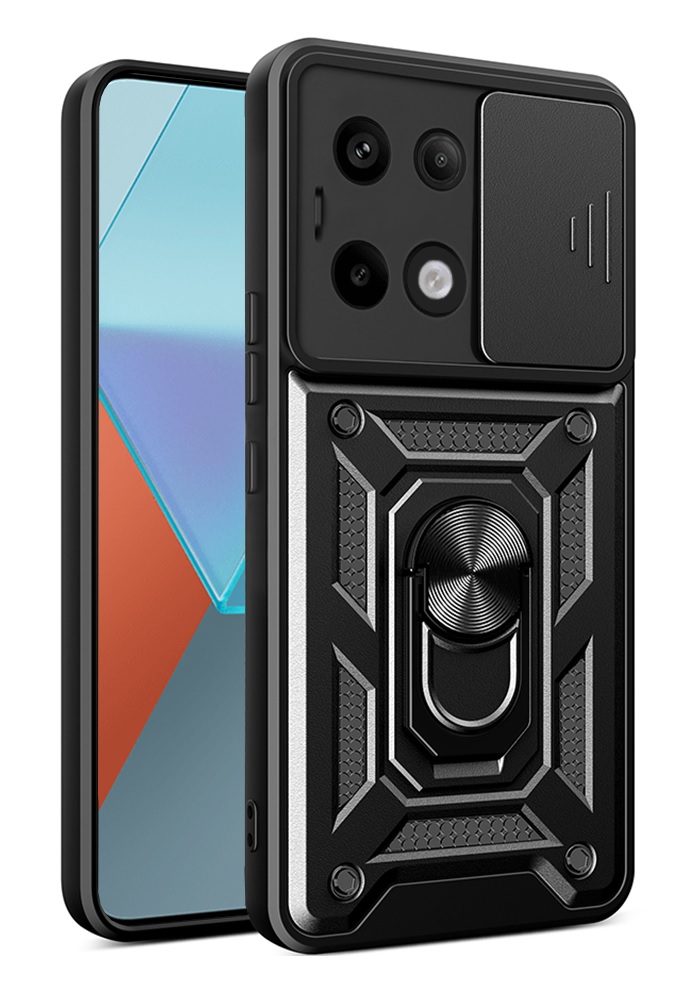 Kryt Armor Lens TopQ Xiaomi Redmi Note 13 Pro ultra odolný čierny 115578