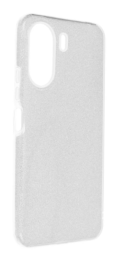 Kryt TopQ Xiaomi Redmi 13C glitter strieborný 116639