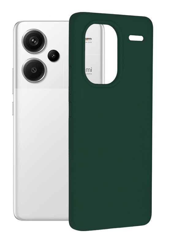 Zadný kryt Essential na Xiaomi Redmi Note 13 Pro+ 5G tmavozelený