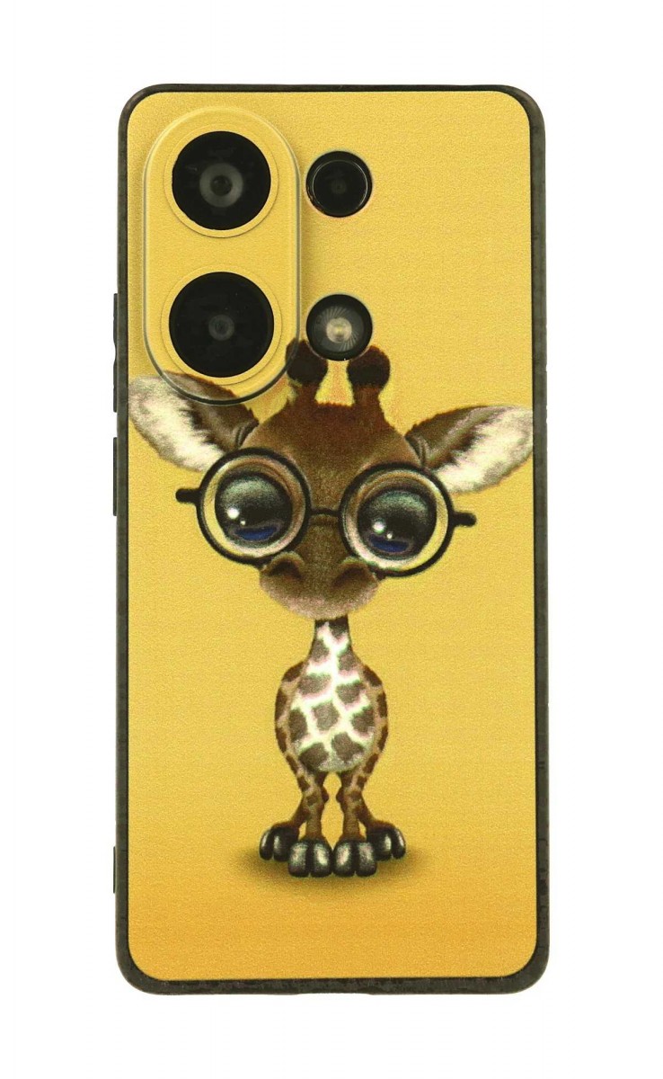 Zadný kryt DARK na Xiaomi Redmi Note 13 Pro Cute Giraffe